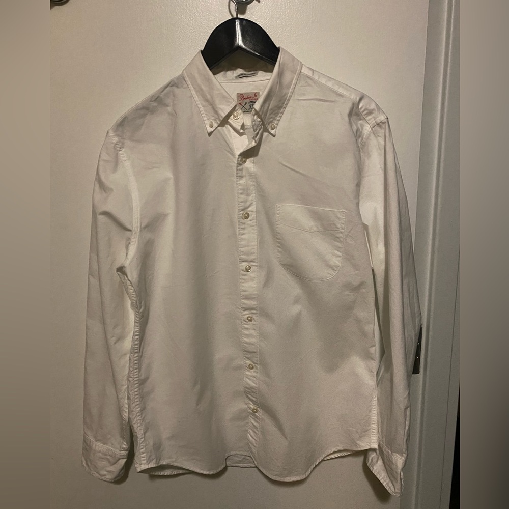 JCrew Organic Oxford Slim untucked M